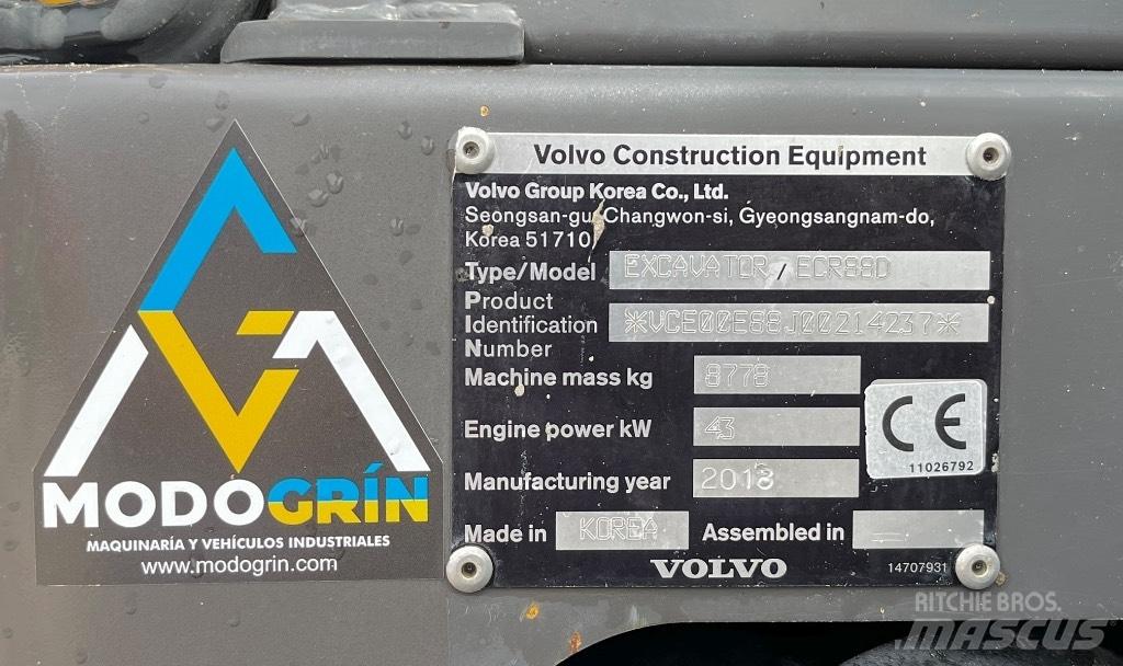 Volvo ECR 88 Εκσκαφάκι (διαβολάκι) < 7t