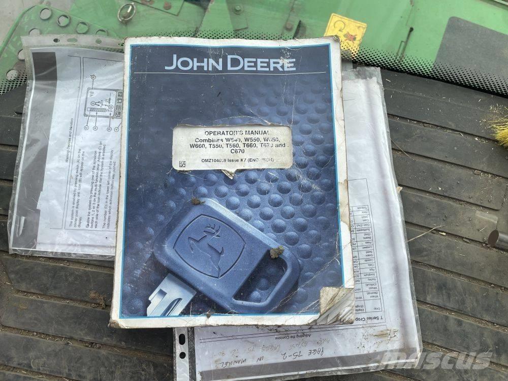 John Deere T 550 Θεριζοαλωνιστικές μηχανές