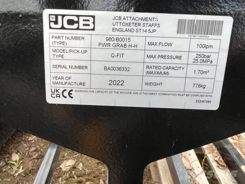 JCB 980/B0007 Grab Άλλες μηχανές φόρτωσης και σκαψίματος και εξαρτήματα