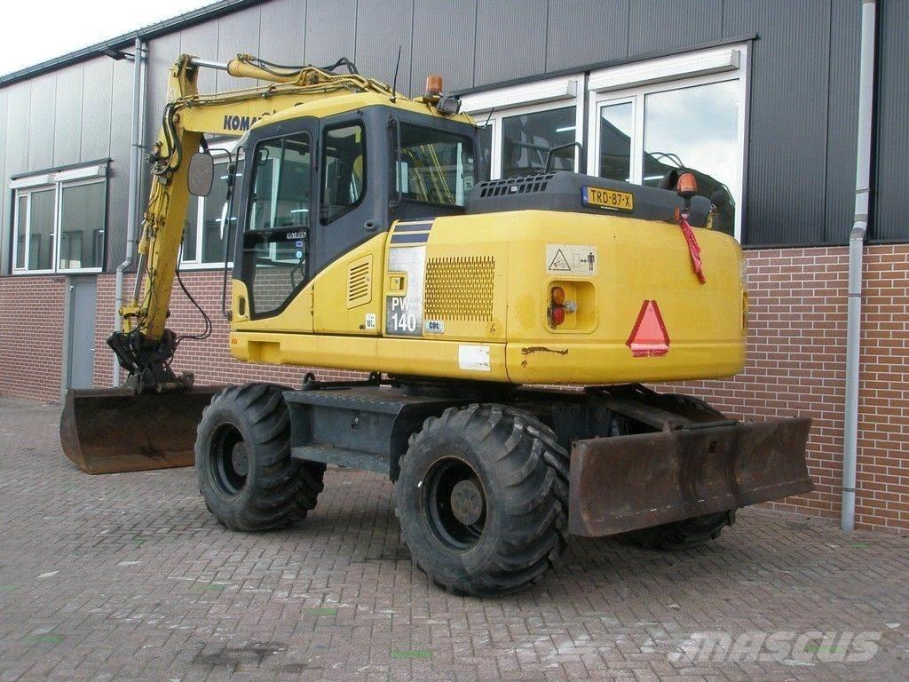 Komatsu PW140-7 Εκσκαφείς με τροχούς - λάστιχα