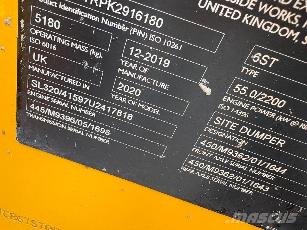 JCB 6 ST Dumpers εργοταξίου