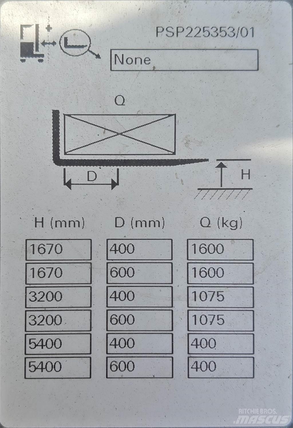 Atlet PSP160 Χειροκίνητο περονοφόρο ανυψωτικό με πλατφόρμα