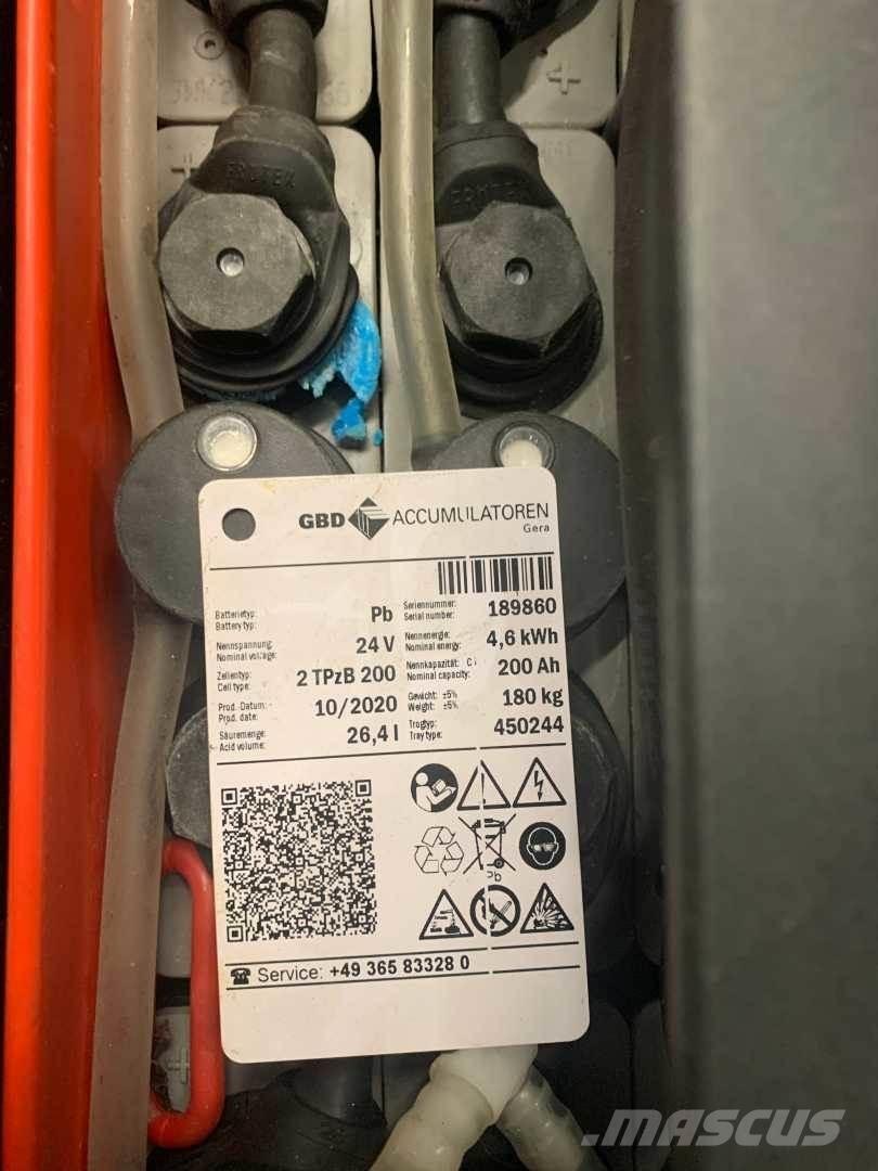 Linde L10 Παλετοφόρα πεζού χειριστή με ιστό