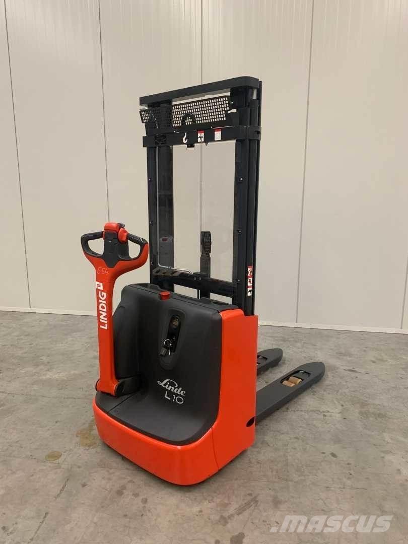 Linde L10 Παλετοφόρα πεζού χειριστή με ιστό