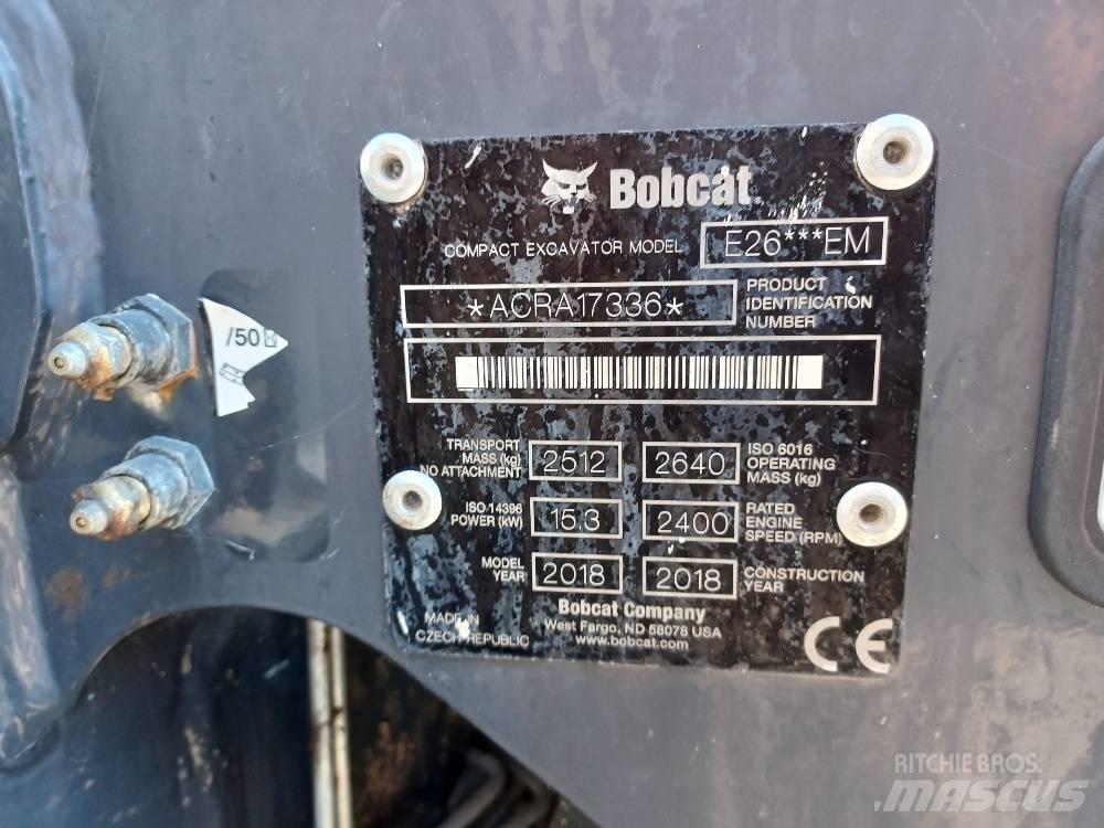 Bobcat E 26 Εκσκαφάκι (διαβολάκι) < 7t