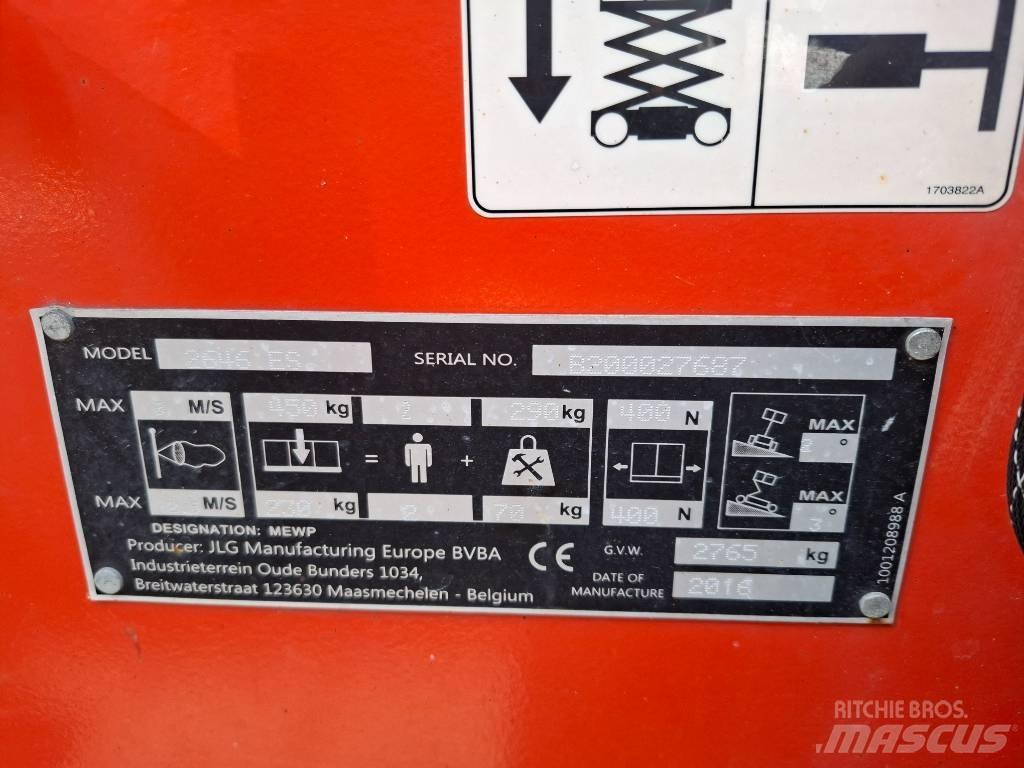 JLG 2646 ES Ανυψωτήρες ψαλιδωτής άρθρωσης