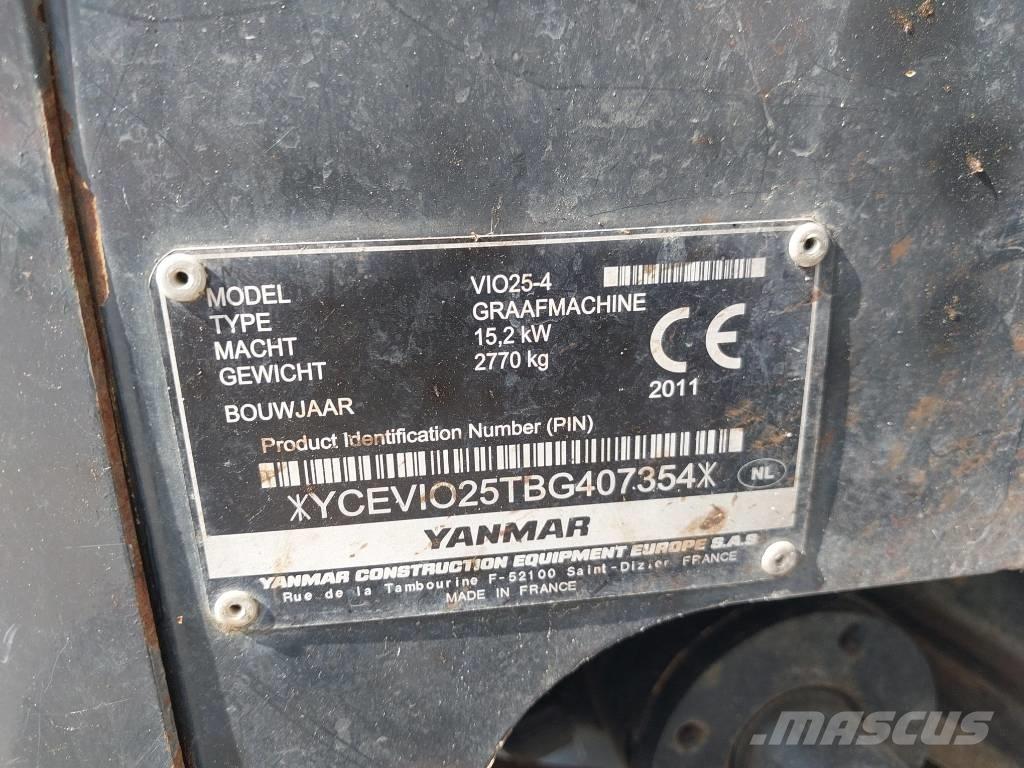 Yanmar Vio 25-4 Εκσκαφάκι (διαβολάκι) < 7t