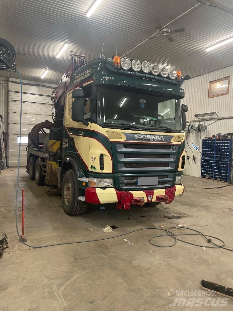 Scania G 420CB Φορτηγά με Γερανό