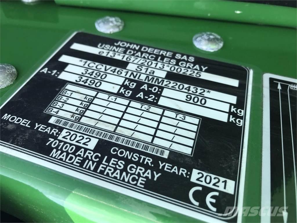 John Deere V461M Πρέσες κυλινδρικών δεμάτων