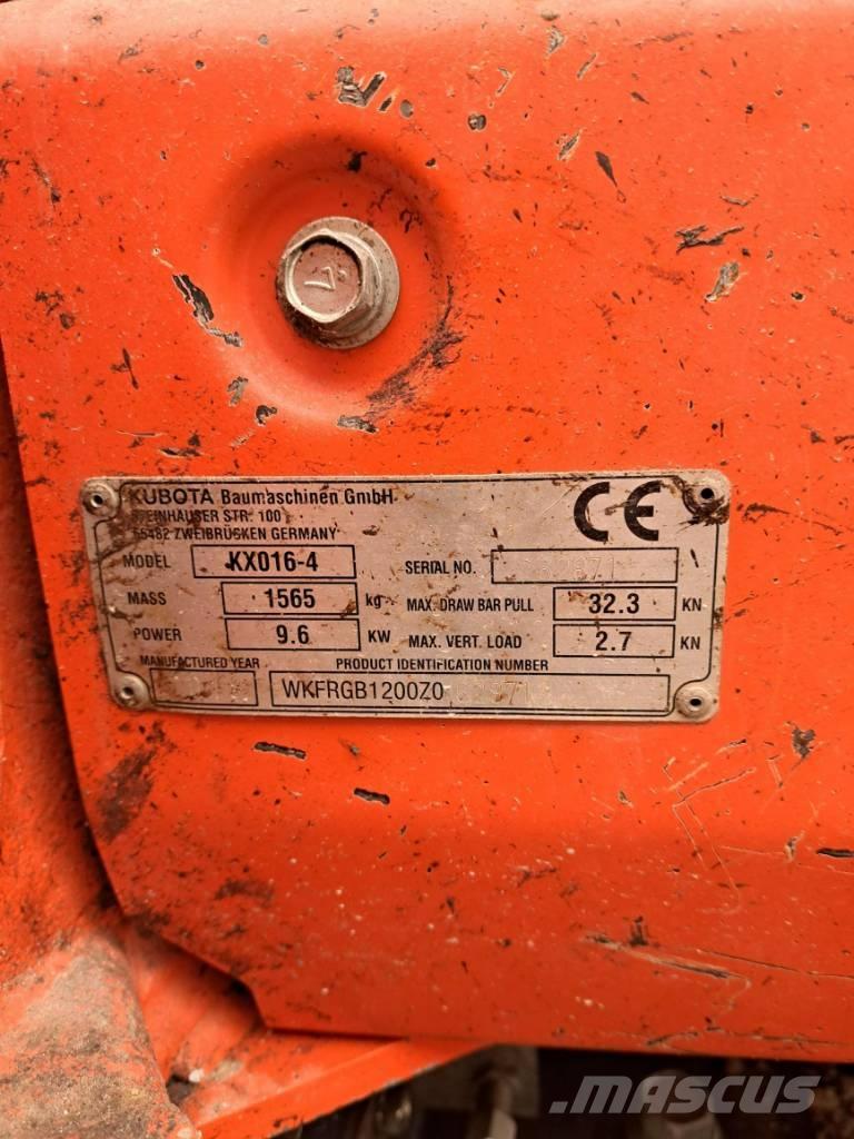 Kubota KX 016-4 HG Εκσκαφάκι (διαβολάκι) < 7t