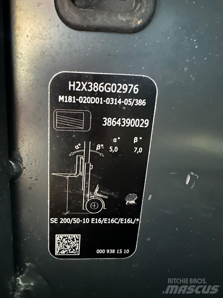 Linde E20L-02 Ηλεκτρικά περονοφόρα ανυψωτικά κλαρκ