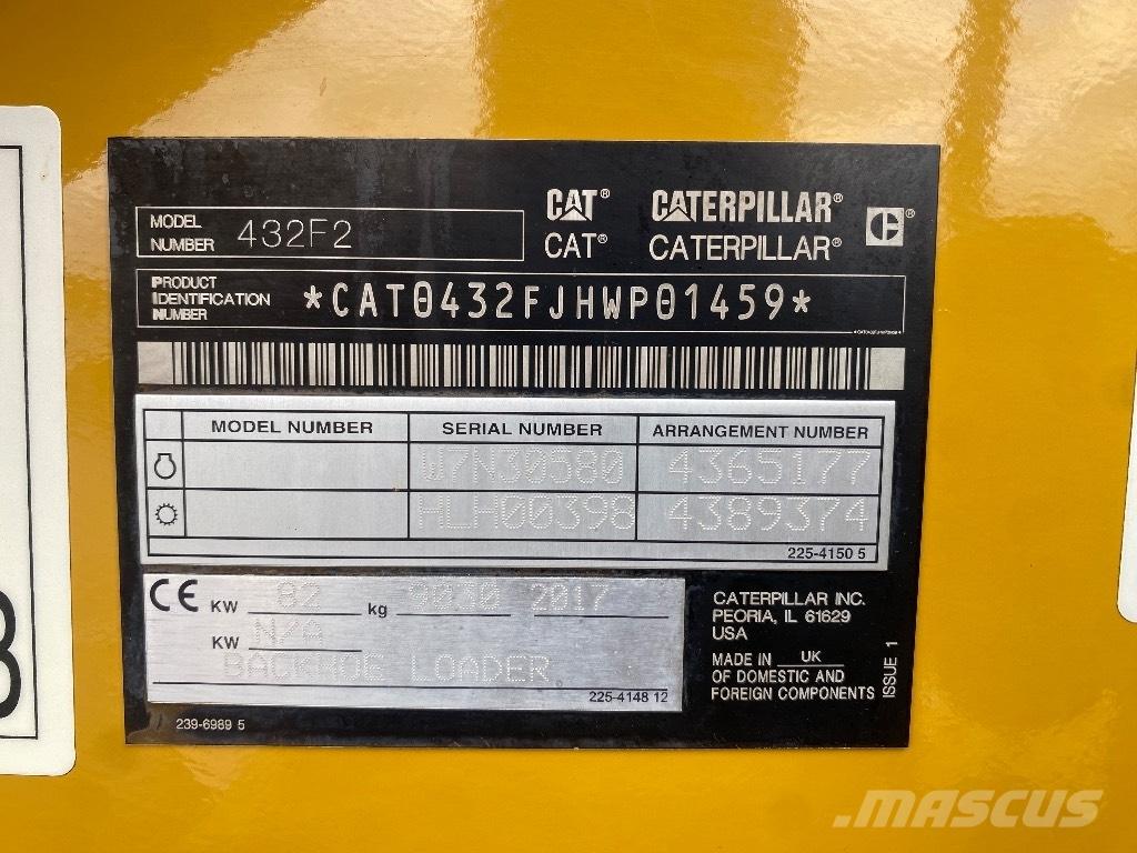 CAT 432 F Εκσκαφείς Φορτωτές τύπου JCB
