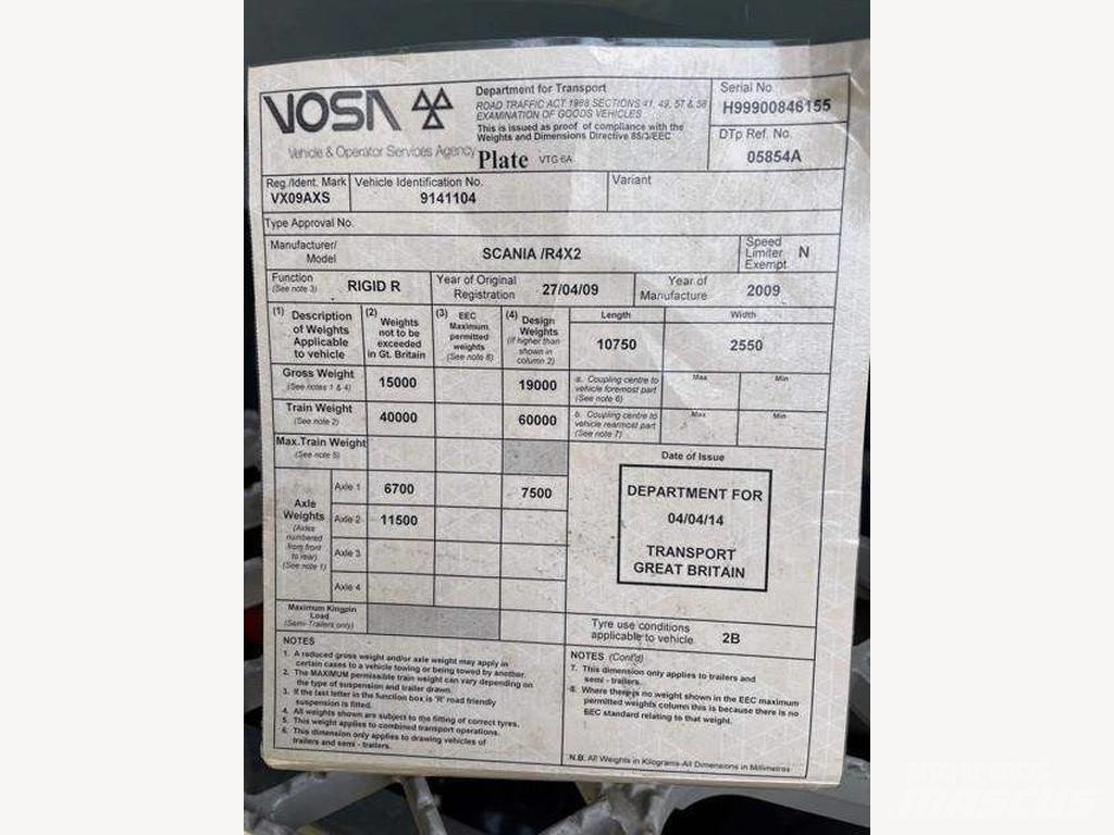 Scania R 340 Φορτηγά Kαρότσα με ανοιγόμενα πλαϊνά