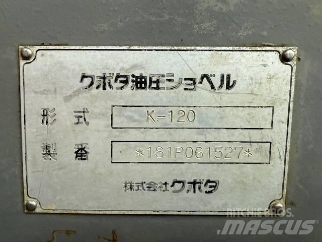 Kubota K-120 Εκσκαφείς με ερπύστριες