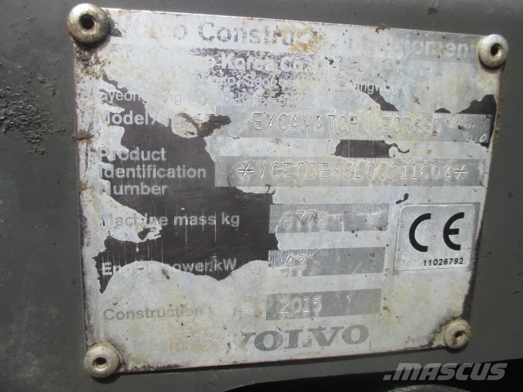 Volvo ECR 88 D Μίνι εκσκαφείς 7t - 12t