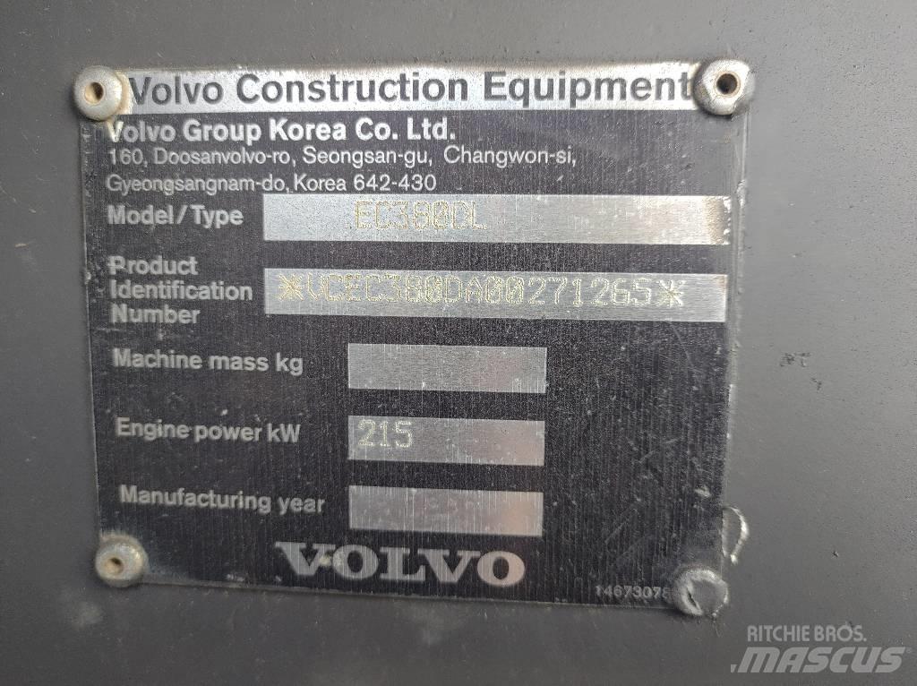 Volvo EC380DL Εκσκαφείς με ερπύστριες