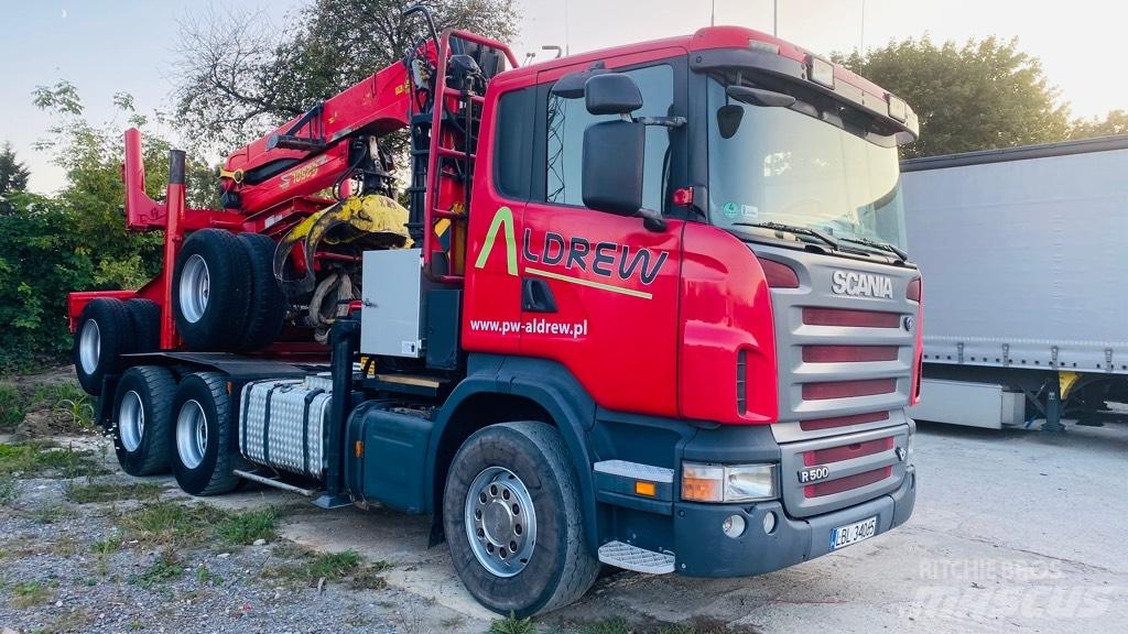 Scania R500 Φορτηγά ξυλείας