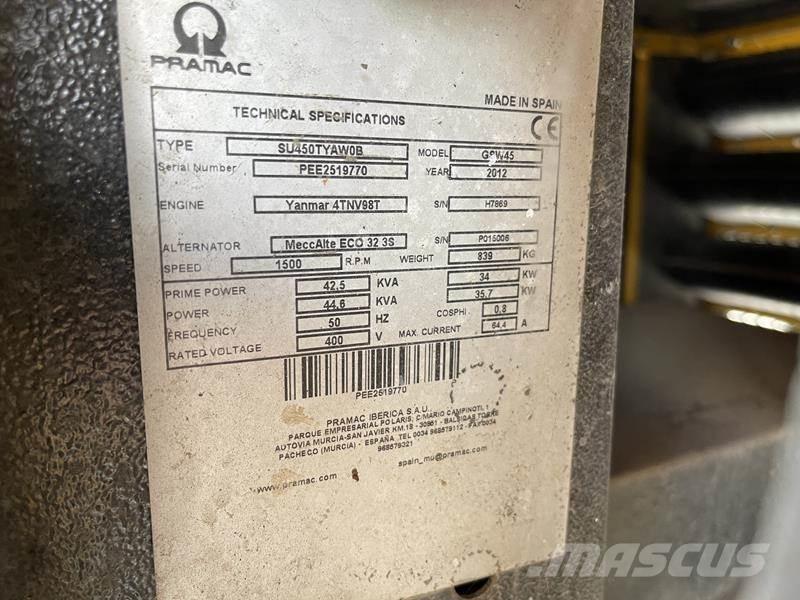 Pramac GSW 45 Γεννήτριες ντίζελ