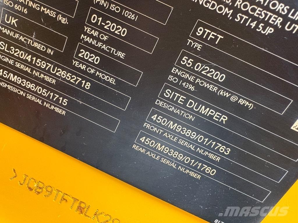 JCB 9TFT Dumpers εργοταξίου