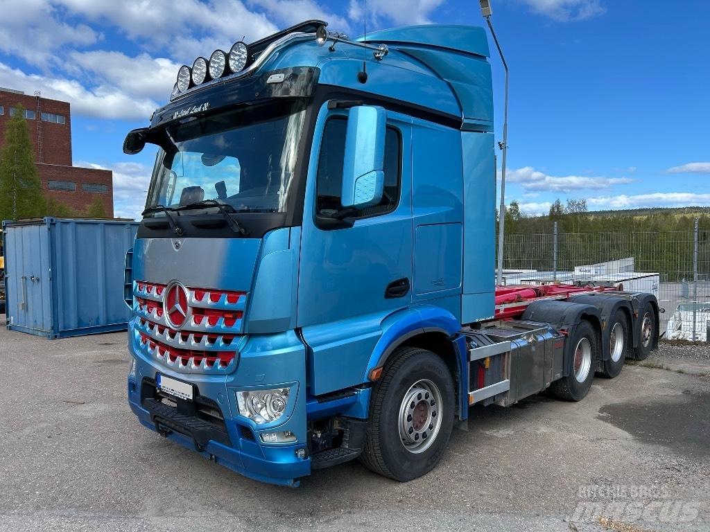 Mercedes-Benz 3253 L Φορτηγά ανατροπή με γάντζο