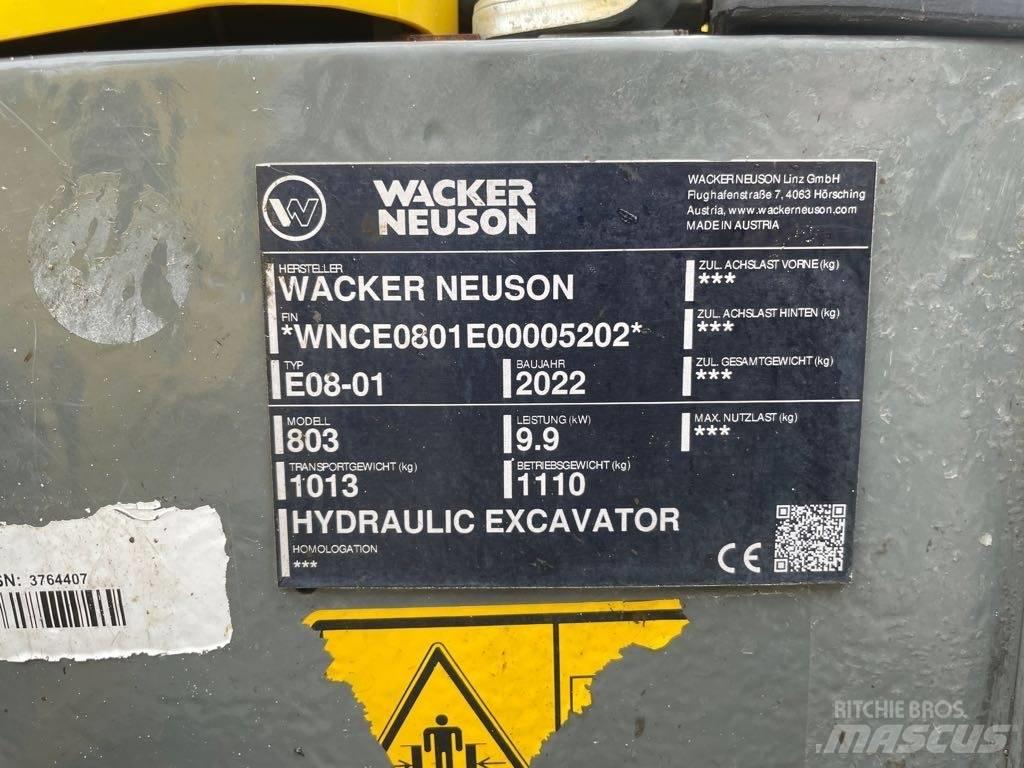 Wacker Neuson 803 Εκσκαφείς με ερπύστριες