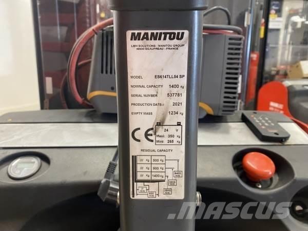Manitou ES614 Ηλεκτρικά παλετοφόρα με ιστό