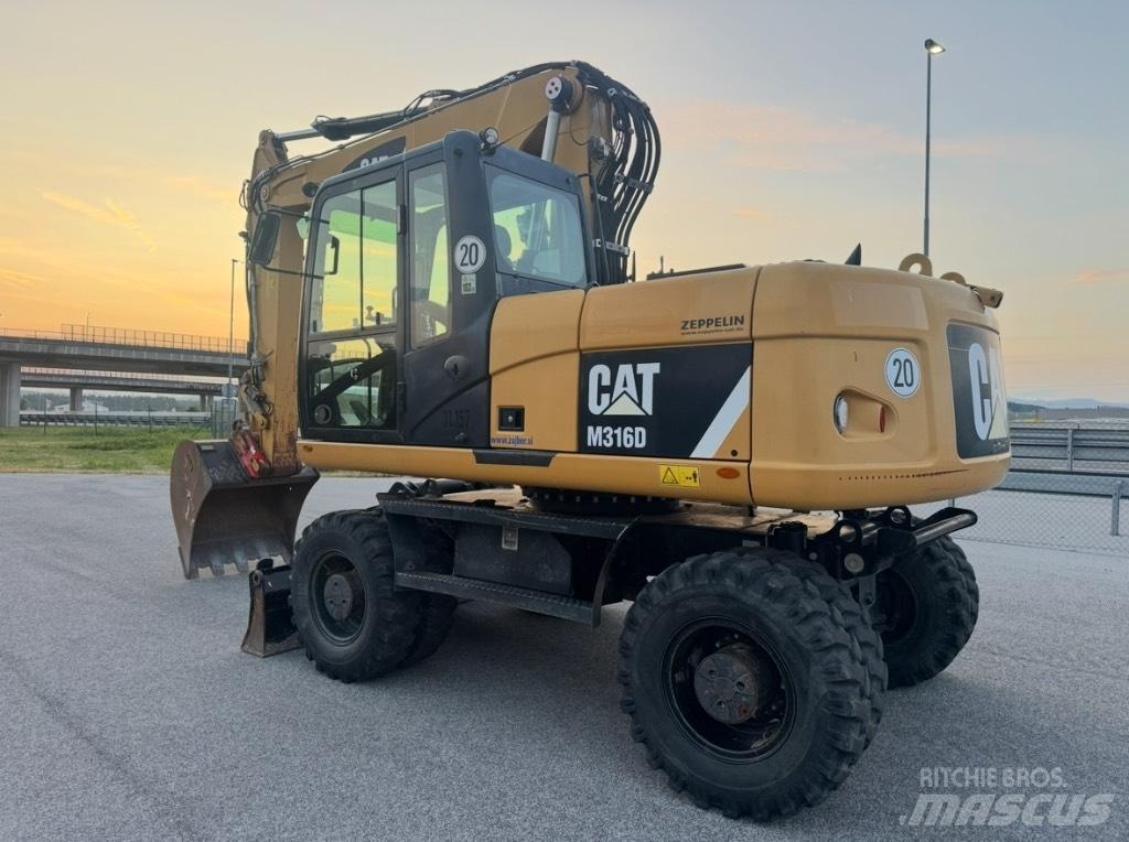 CAT M 316 D Εκσκαφείς με τροχούς - λάστιχα