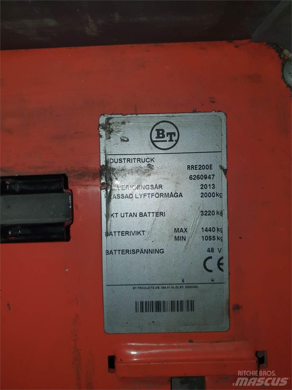 BT RRE200E Ανυψωτικά στενών δρόμων