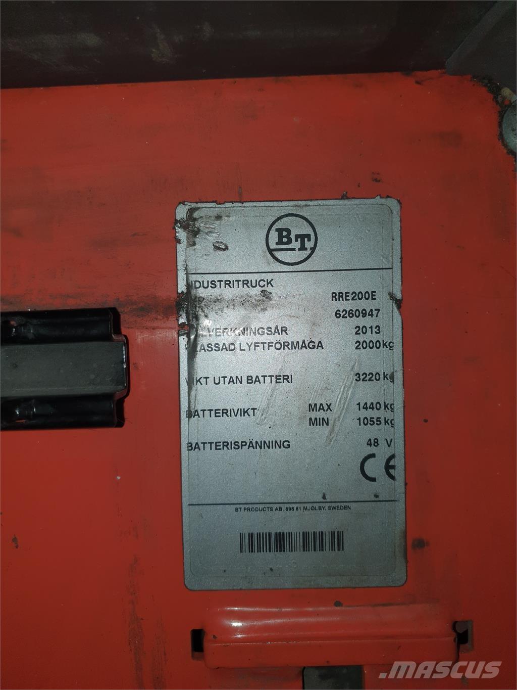 BT RRE200E Ανυψωτικά στενών δρόμων