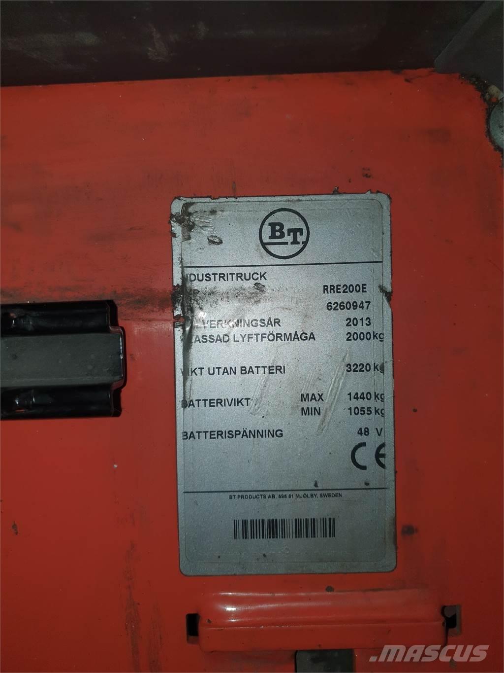 BT RRE200E Ανυψωτικά στενών δρόμων