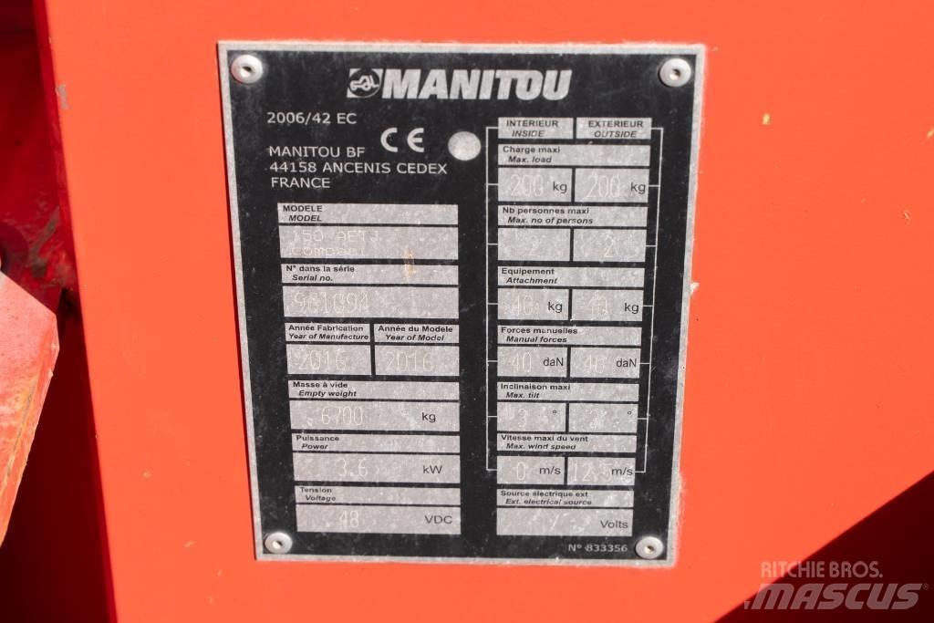 Manitou AETJ 150 Ανυψωτήρες με αρθρωτό βραχίονα