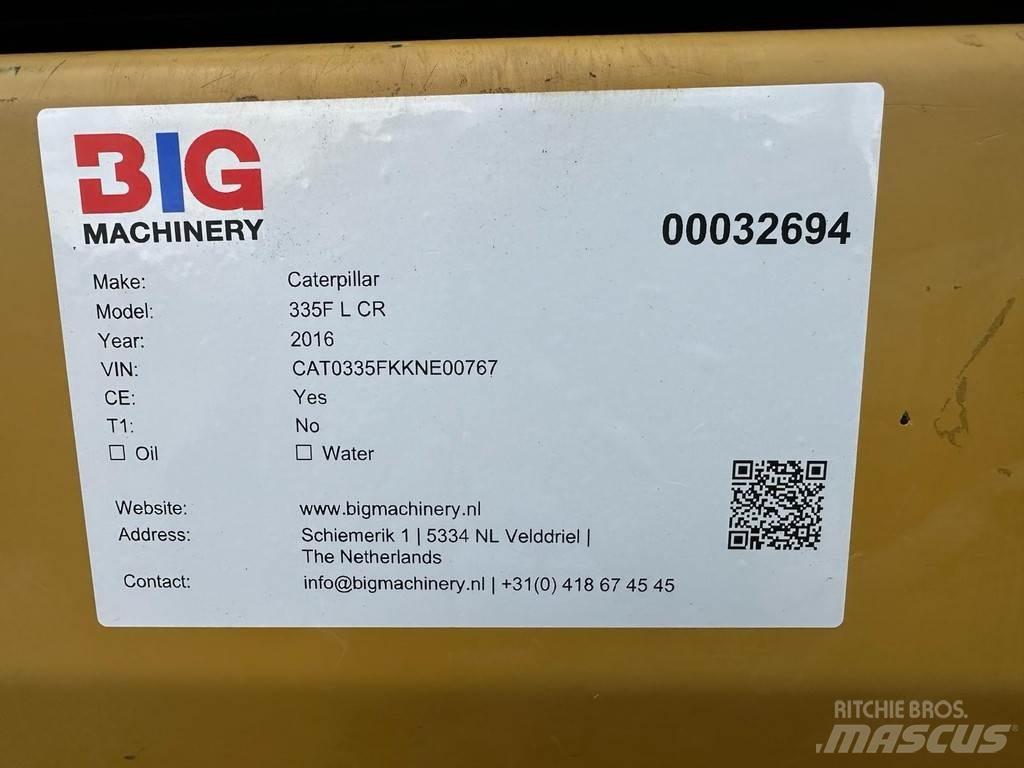 CAT 335F L CR Εκσκαφείς με ερπύστριες