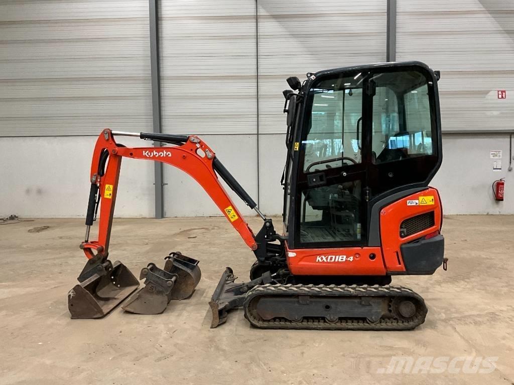 Kubota KX 018-4 Εκσκαφάκι (διαβολάκι) < 7t