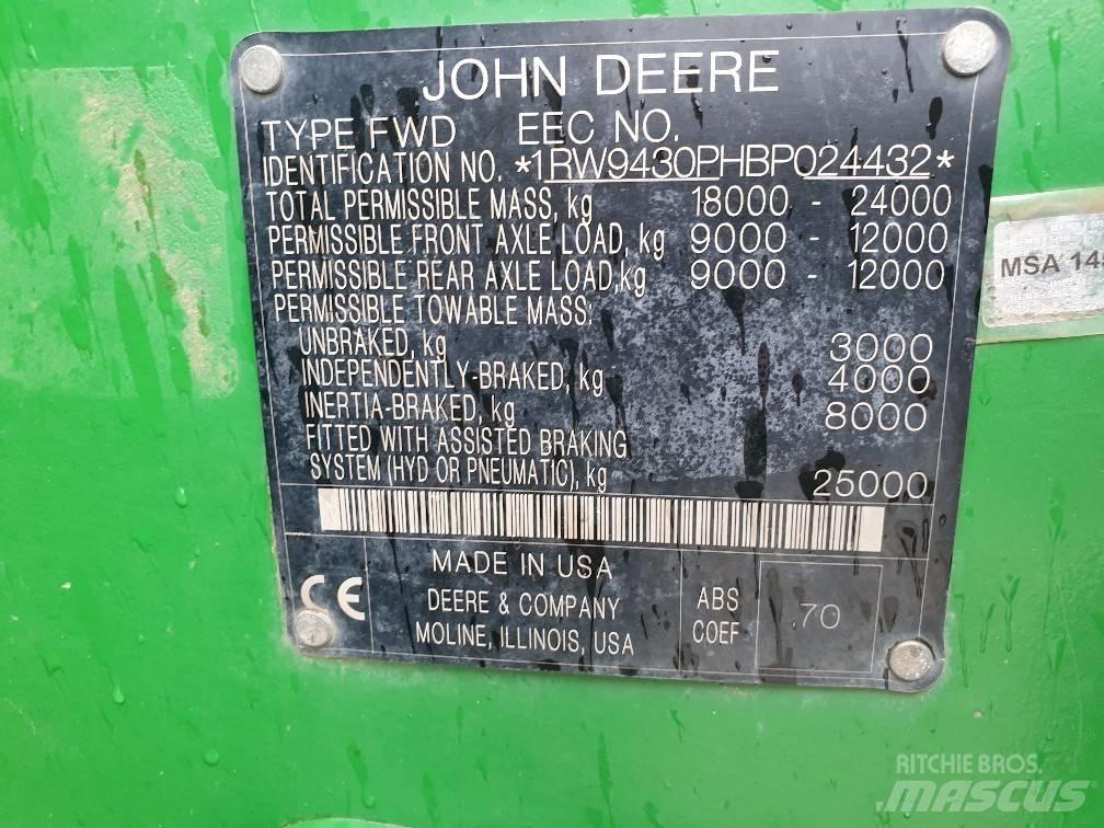 John Deere 9430 Τρακτέρ