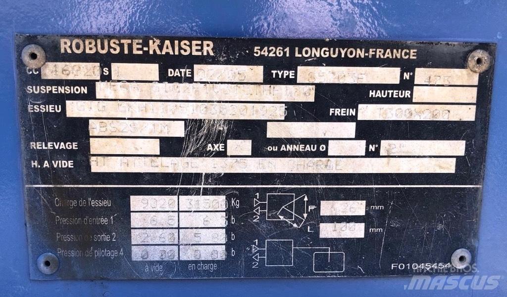 Kaiser S5703 F Ημιρυμούλκες μεταφοράς οχημάτων