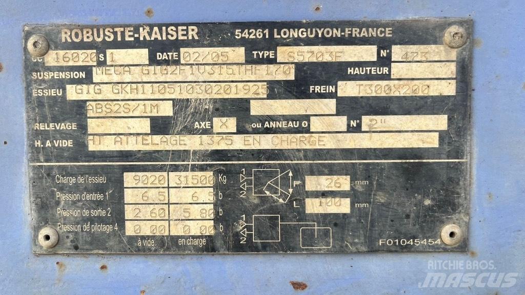 Kaiser TPSL Ημιρυμούλκες μεταφοράς οχημάτων