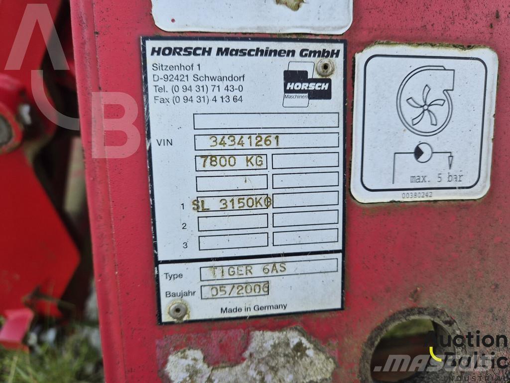 Horsch Tiger 6 AS Καλλιεργητές - Ρίπερ