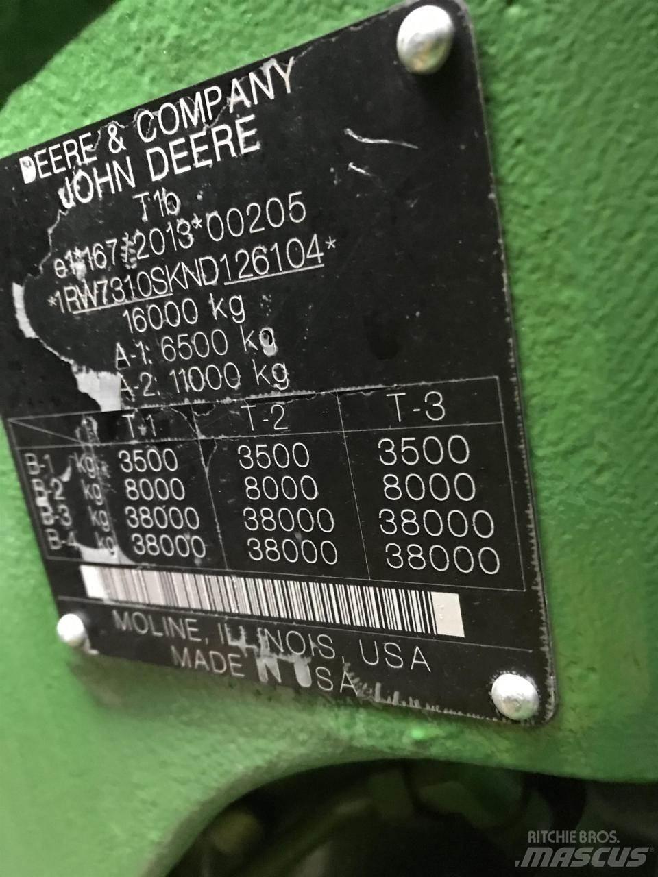 John Deere 7R 310 Τρακτέρ