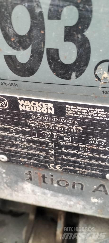 Wacker Neuson EZ 17 Εκσκαφάκι (διαβολάκι) < 7t