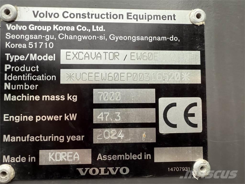 Volvo EW60 E Εκσκαφείς με τροχούς - λάστιχα