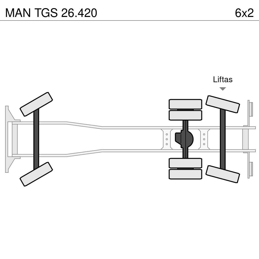 MAN TGS 26.420 Φορτηγά με γερανό & γάτζο