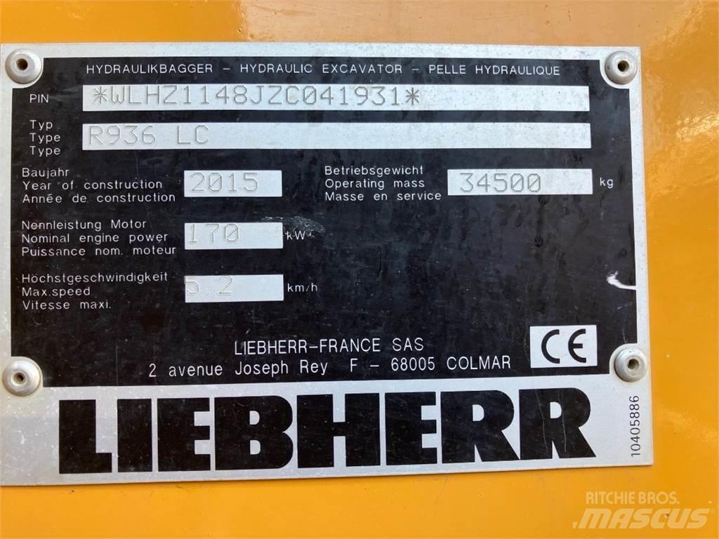 Liebherr R936 Εκσκαφείς με ερπύστριες