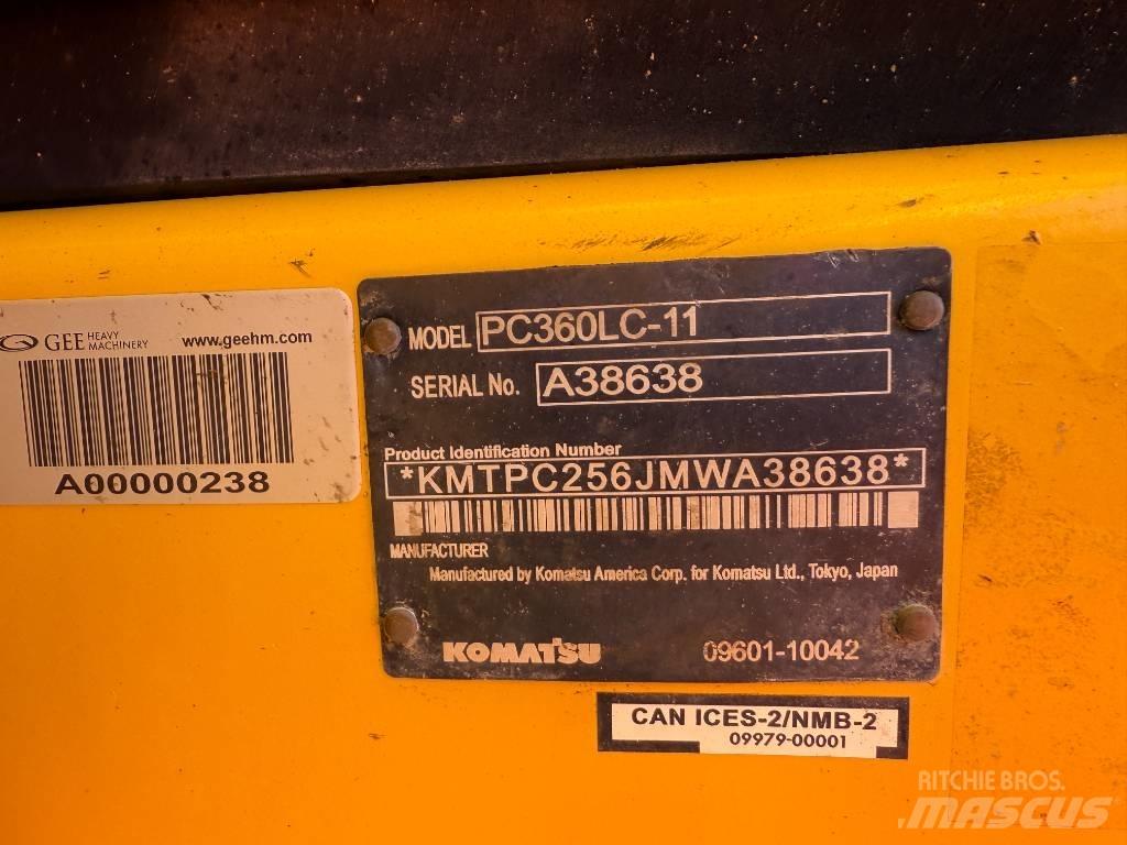 Komatsu PC360LC-11 Εκσκαφείς με ερπύστριες