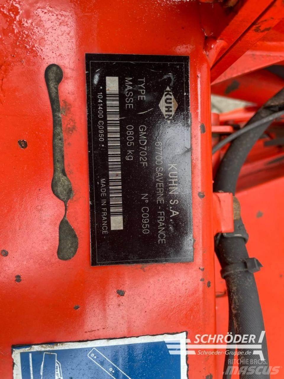 Kuhn GMD 702 F Χορτοκοπτικά