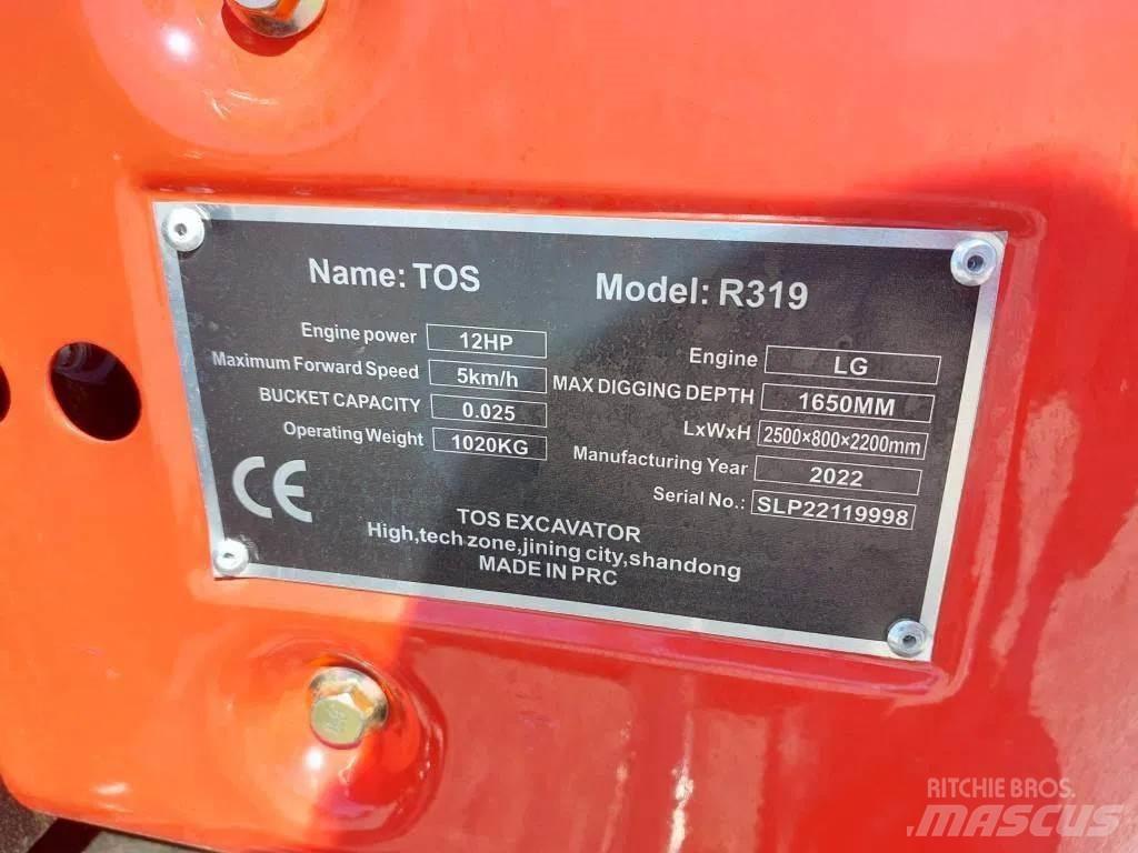 TOS R319 Εκσκαφάκι (διαβολάκι) < 7t