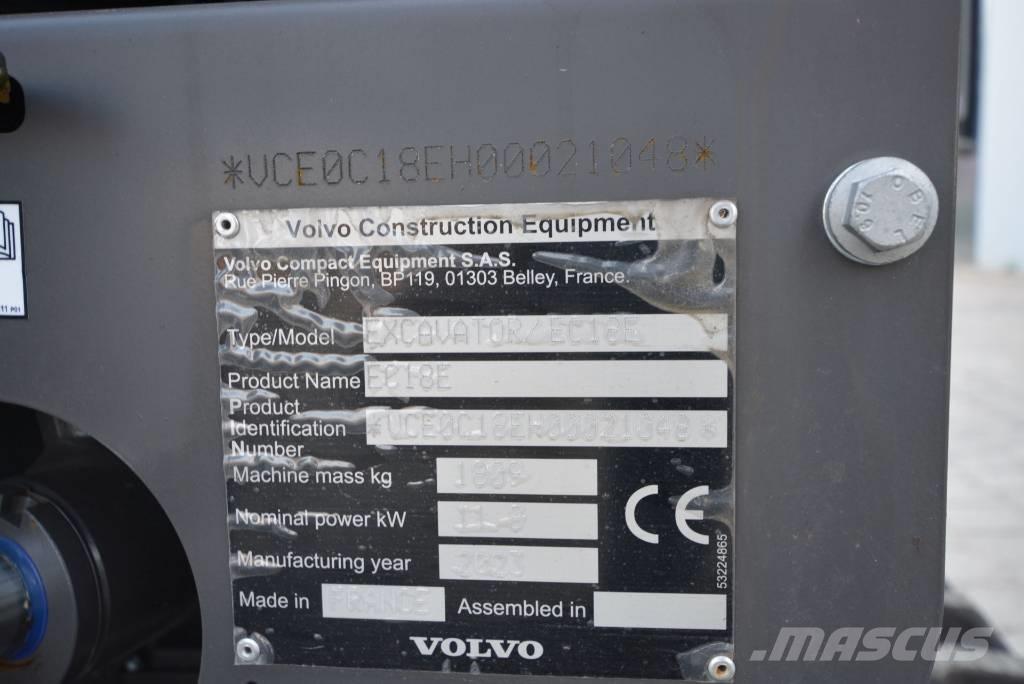 Volvo EC 18 E Εκσκαφάκι (διαβολάκι) < 7t