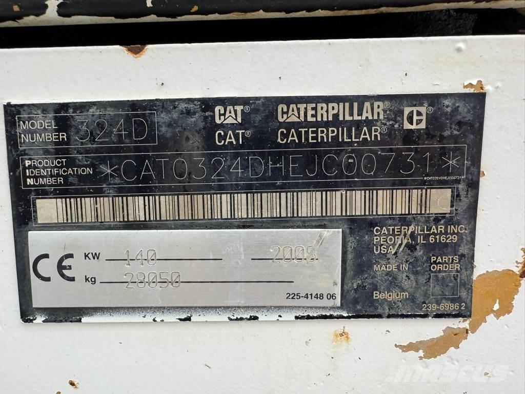 CAT 324DLN Εκσκαφείς με ερπύστριες