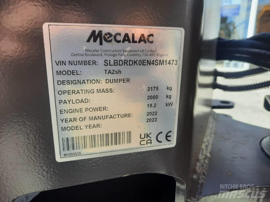 Mecalac TA2SH Dumpers εργοταξίου