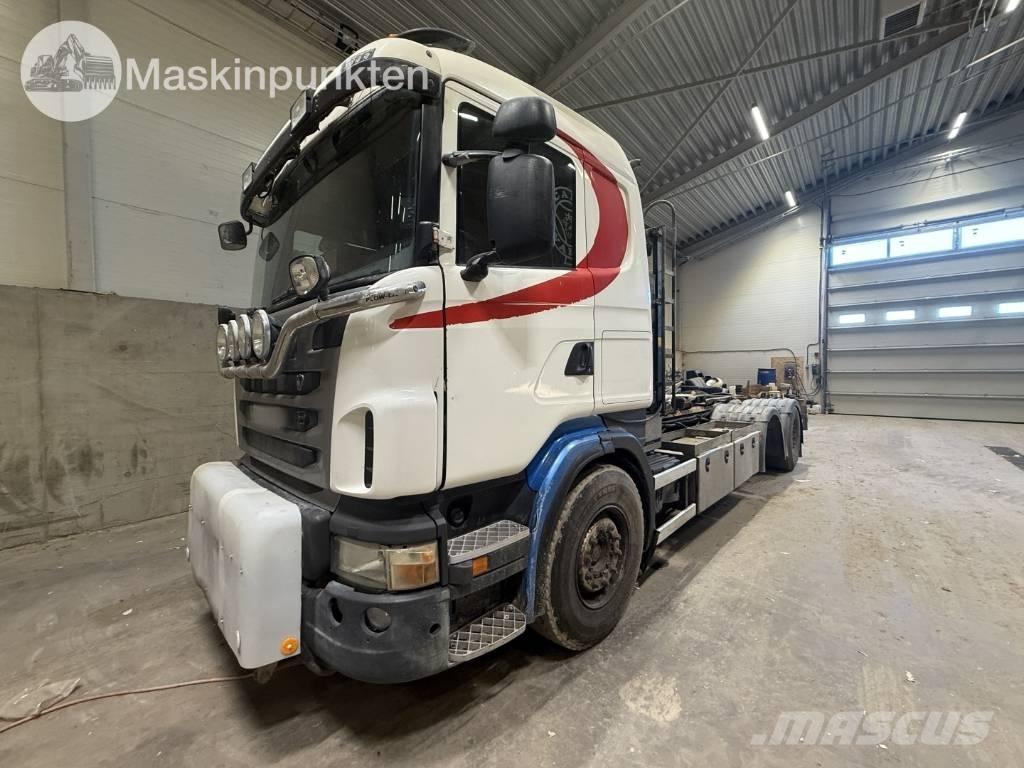 Scania Lastväxlare Φορτηγά ανατροπή με γάντζο
