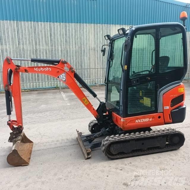Kubota KX 018-4 Εκσκαφάκι (διαβολάκι) < 7t
